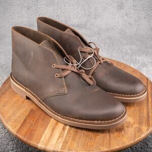 15522 Clark's Men's Bushacre 2 Beeswax Chukka Boot Size 11.5